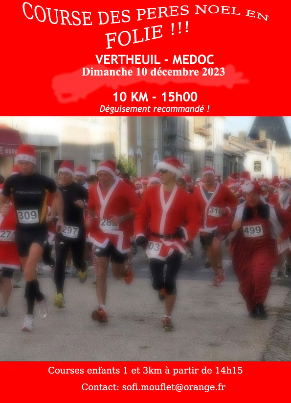 COURSES DES PERES NOEL EN FOLIE 2023